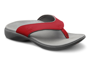 comfort flip flops with arch support